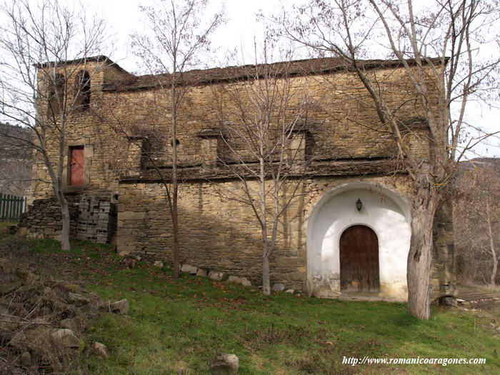 FACHADA SUR DEL TEMPLO PARROQUIAL