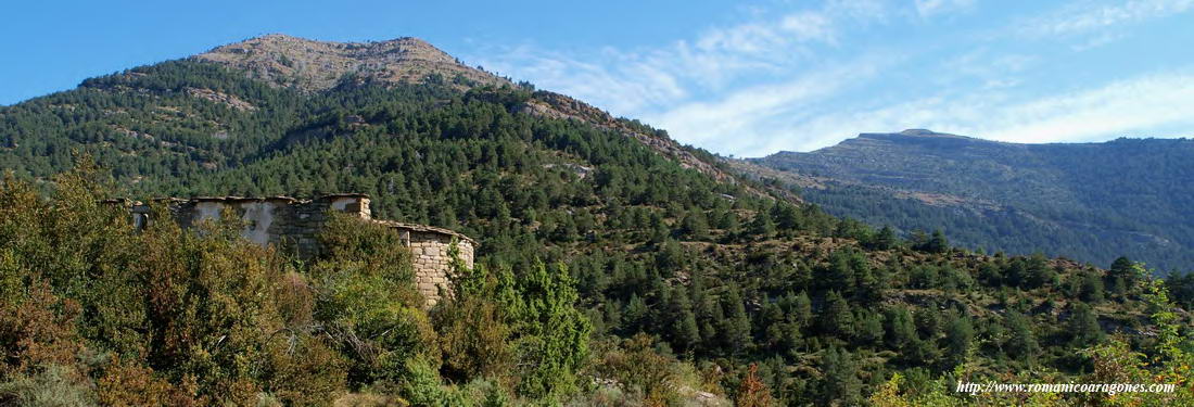 ERMITA DE FRAGEN ANTE LA SIERRA Y PICO DE CANCÍAS