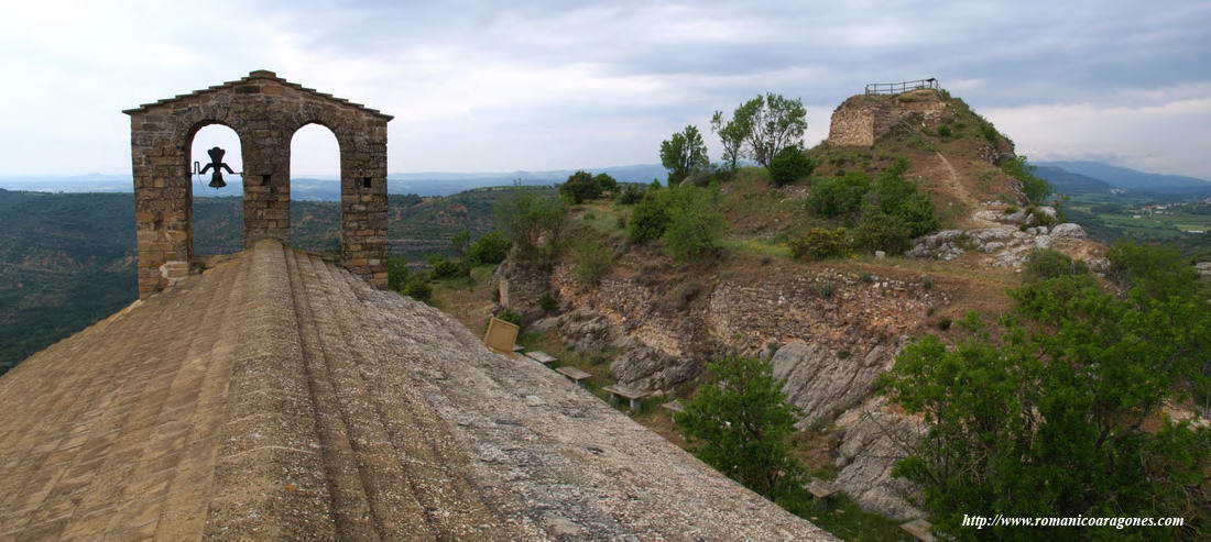 CUBIERTAS DEL TEMPLO Y CASTRO FORTIFICADO