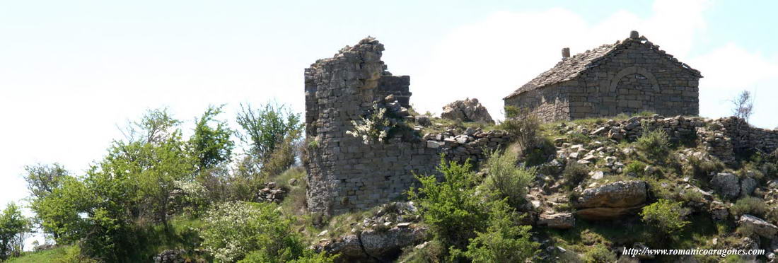 VISTA NORTE DE LA UBICACIN DEL TEMPLO, AL COSTADO DEL RECINTO.