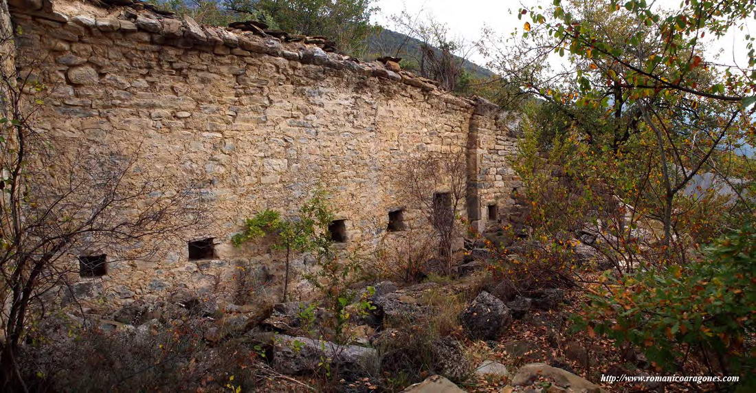 Panorámica del interior del templo desde el ángulo sudoeste