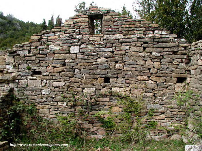 INTERIOR DEL MURO OESTE