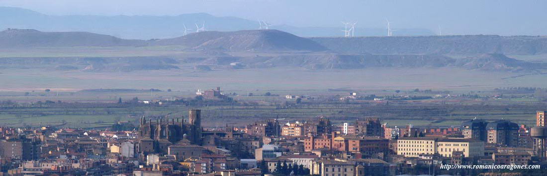 DETALLE DE HUESCA; PRESA A CONQUISTAR DESDE ESTE CASTILLO