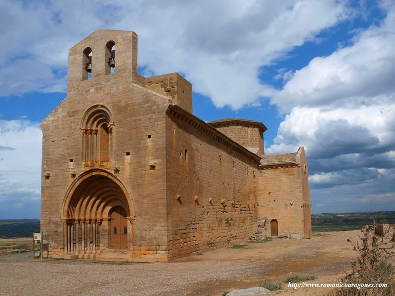 VISTA DEL TEMPLO DESDE EL SUROESTE. SEPTIEMBRE DE 2003