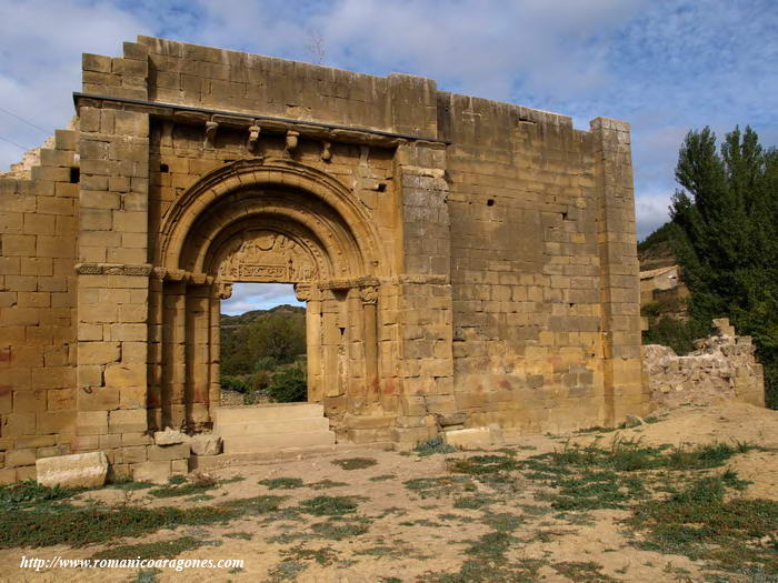 VISTA SUROESTE DE LAS RUINAS DE SAN LORENZO