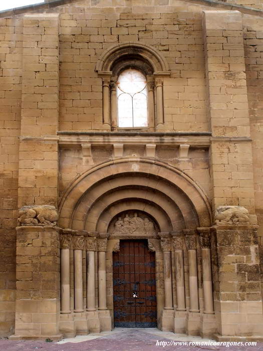 HASTIAL DE PONIENTE DEL TEMPLO