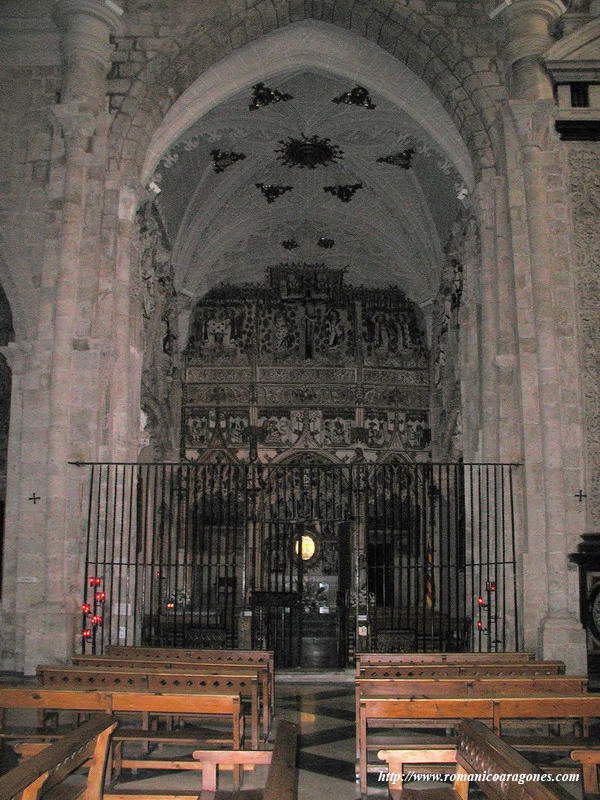 PRIMITIVO ABSIDE CENTRAL, ACTUAL CAPILLA DE LOS CORPORALES