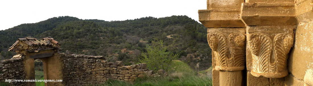 CAPITELES DEL LADO NORTE DE LA PORTADA Y ACCESO AL RECINTO DEL TEMPLO