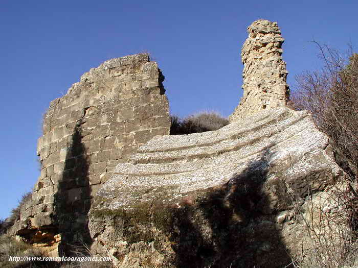 ABSIDE DE LA IGLESIA CASTRENSE DE AYERBE