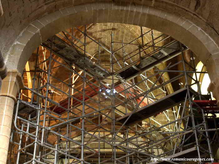 MURILLO. INTERIOR DURANTE LAS OBRAS DE RESTAURACIÓN